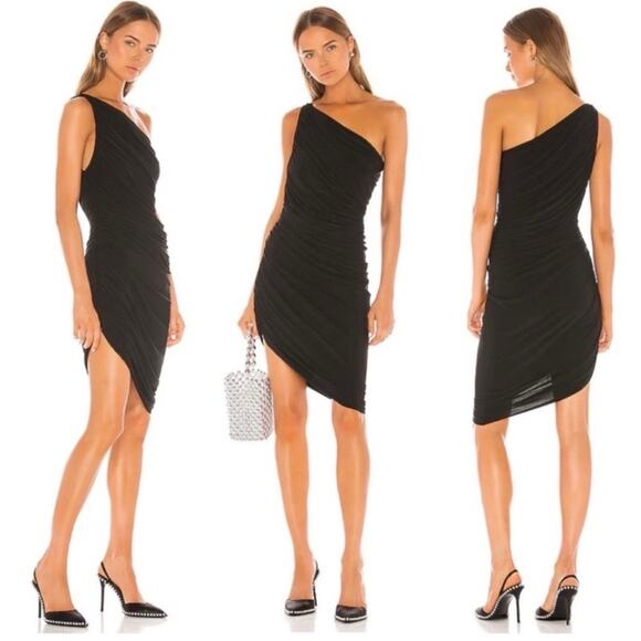 Norma Kamali Diana Mini Dress - Black - XS - New with tags